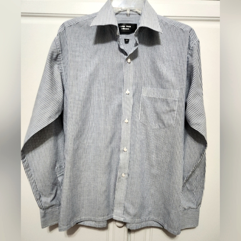 Zara mens long sleeve casual shirt
